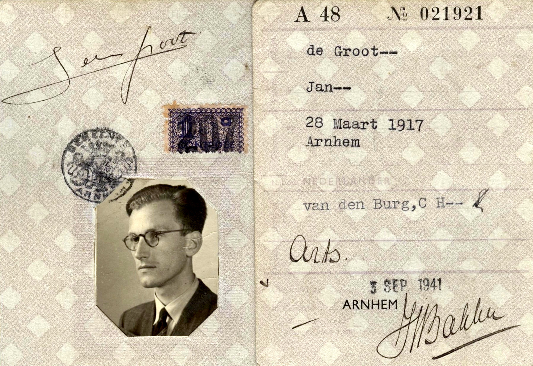 persoonsbewijs Jan